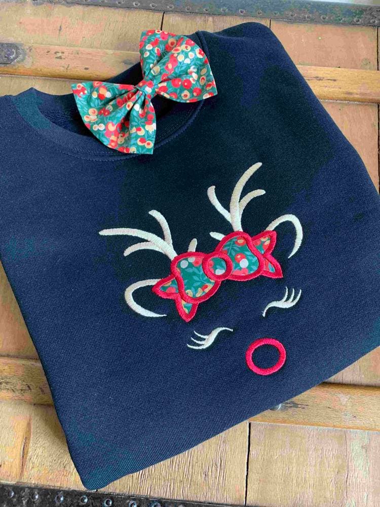 Sweat Liberty Wiltshire Christmas Renne au nez rouge 