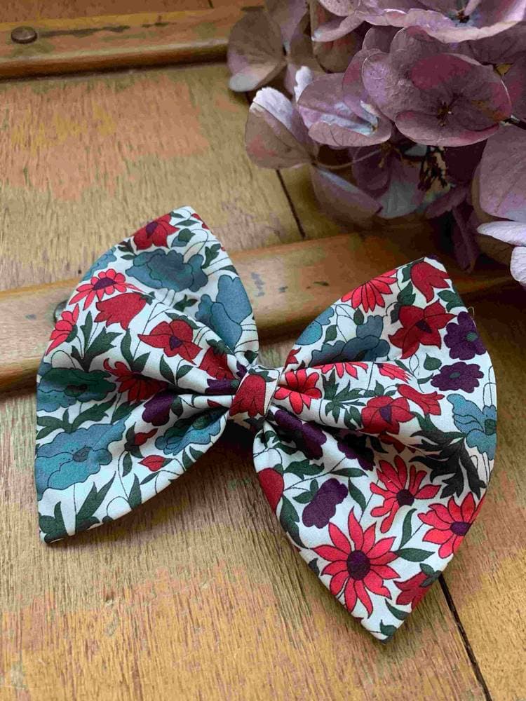 Barrette Liberty Poppy & Daisy Dusk XL Papillon