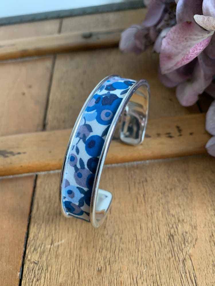 Manchette argentée Liberty Wiltshire curaçao