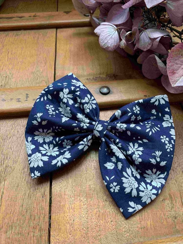 Barrette Liberty Capel marine XL Papillon