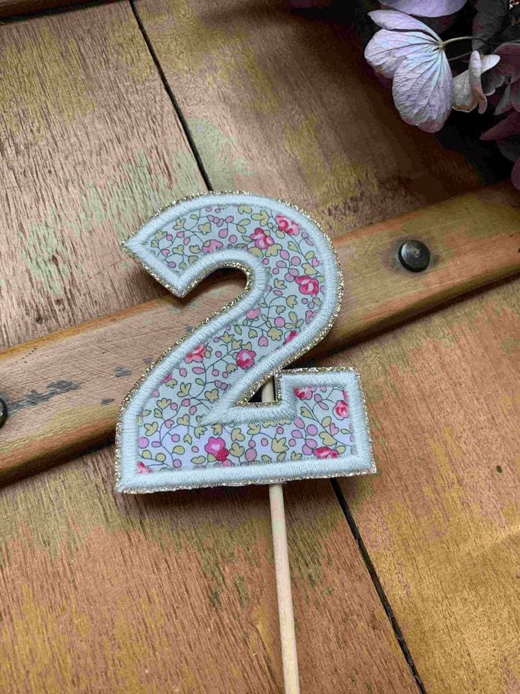 Cake Topper Liberty Eloise rose 