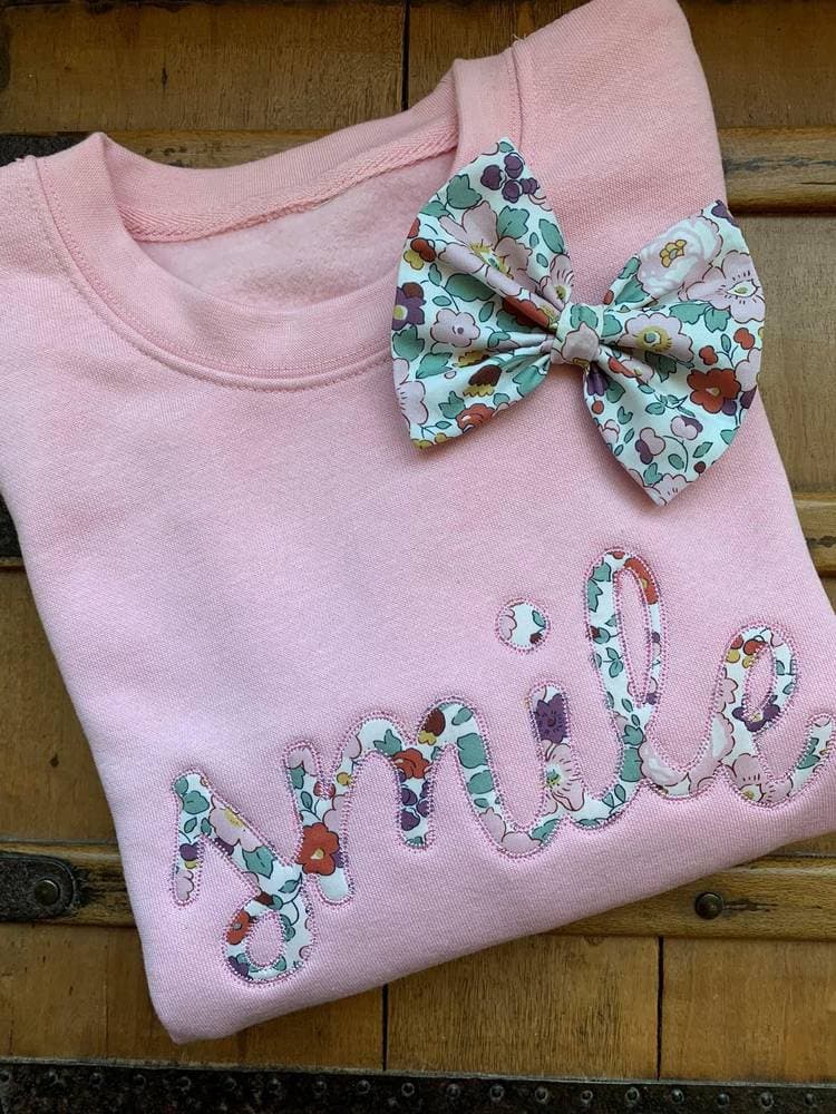 Sweat femme à personnaliser coloris rose pâle