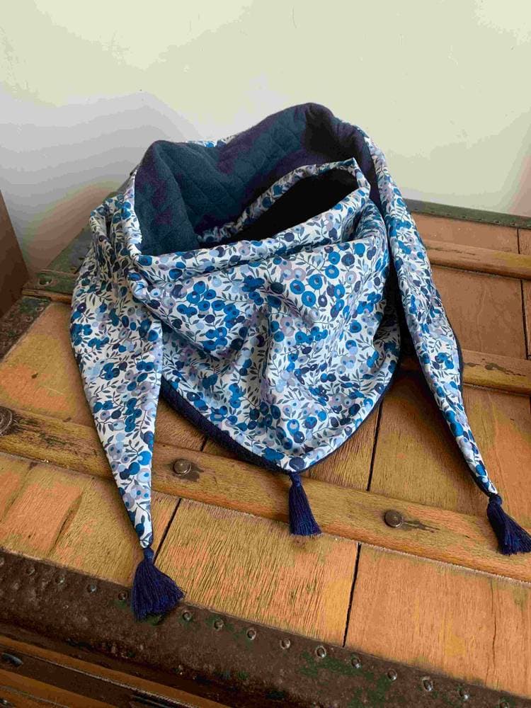 Chèche enfant Wiltshire curaçao doublure chaude