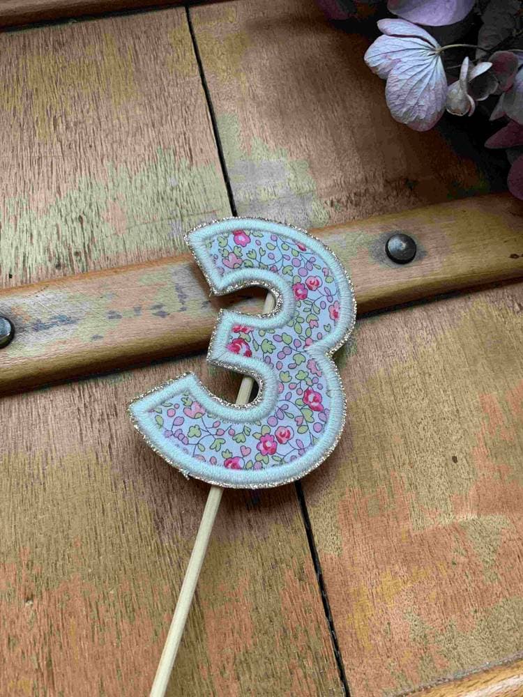 Cake Topper Liberty Eloise rose 