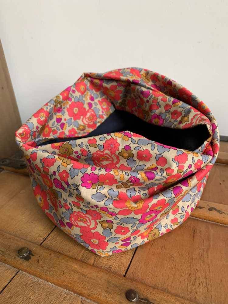 Tour de cou double Liberty Betsy Fluo Thé