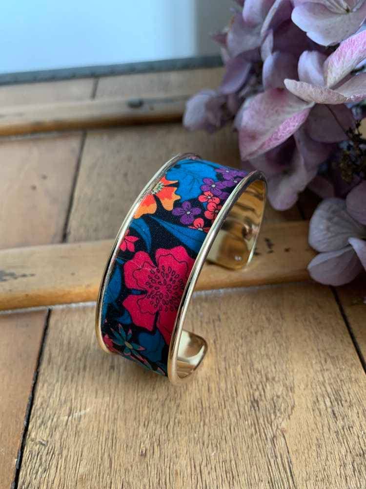 Manchette dorée Liberty Ciara 