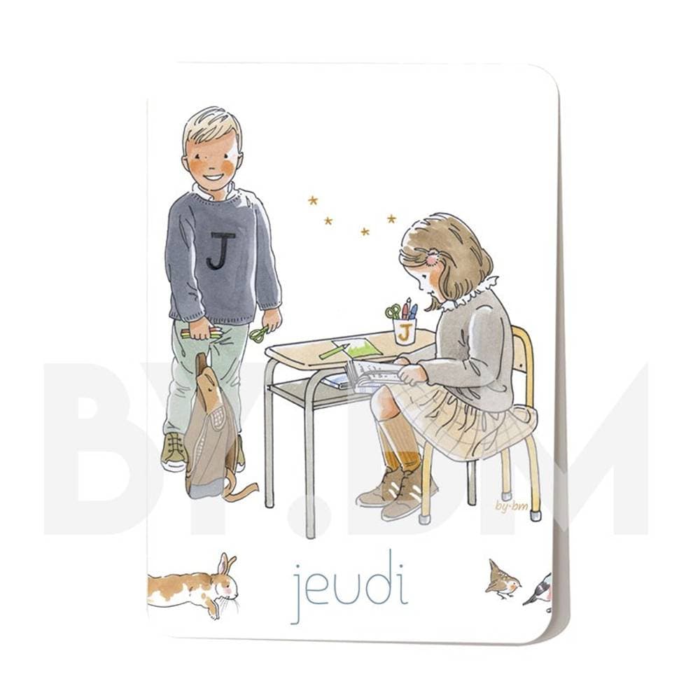 Cartes aimantées Ma petite semaine