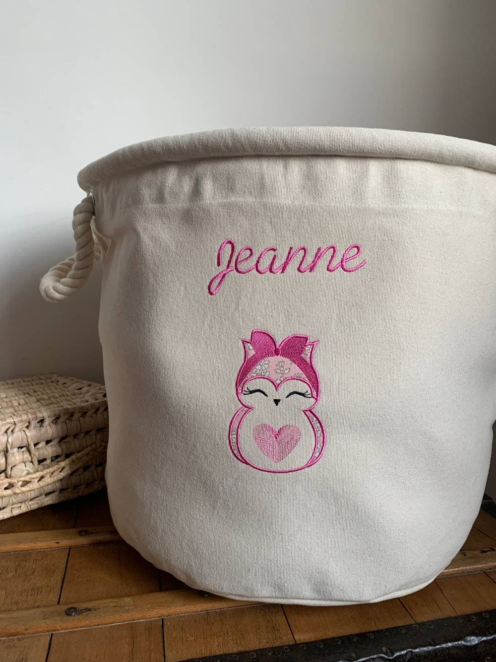 Panier à jouets ou à linge à personnaliser