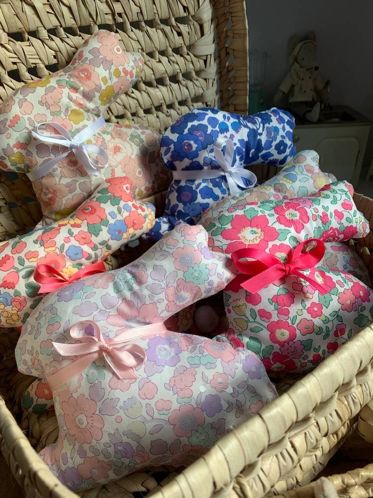 Lapin décoratif Liberty au choix