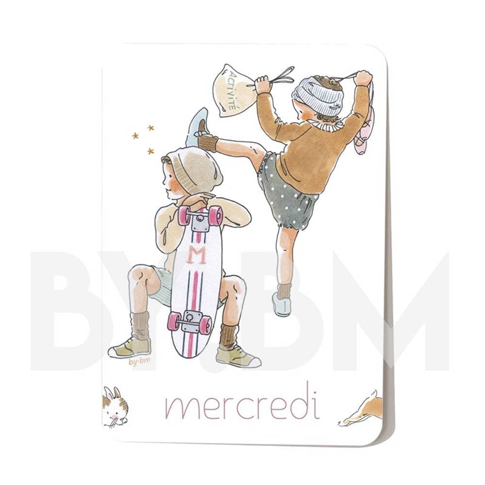 Cartes aimantées Ma petite semaine