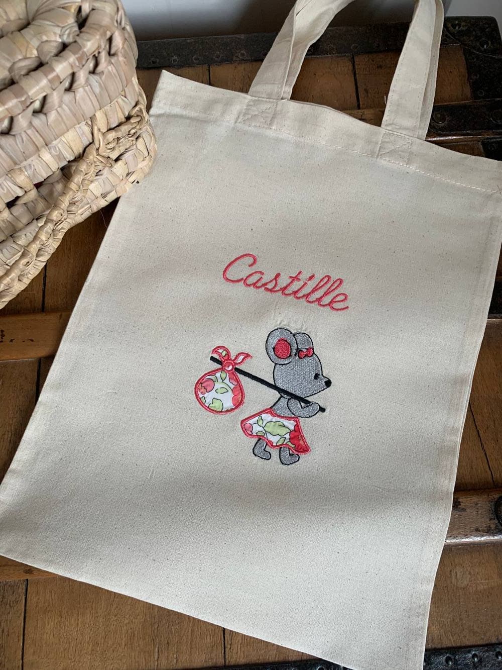 Mini tote bag à personnaliser