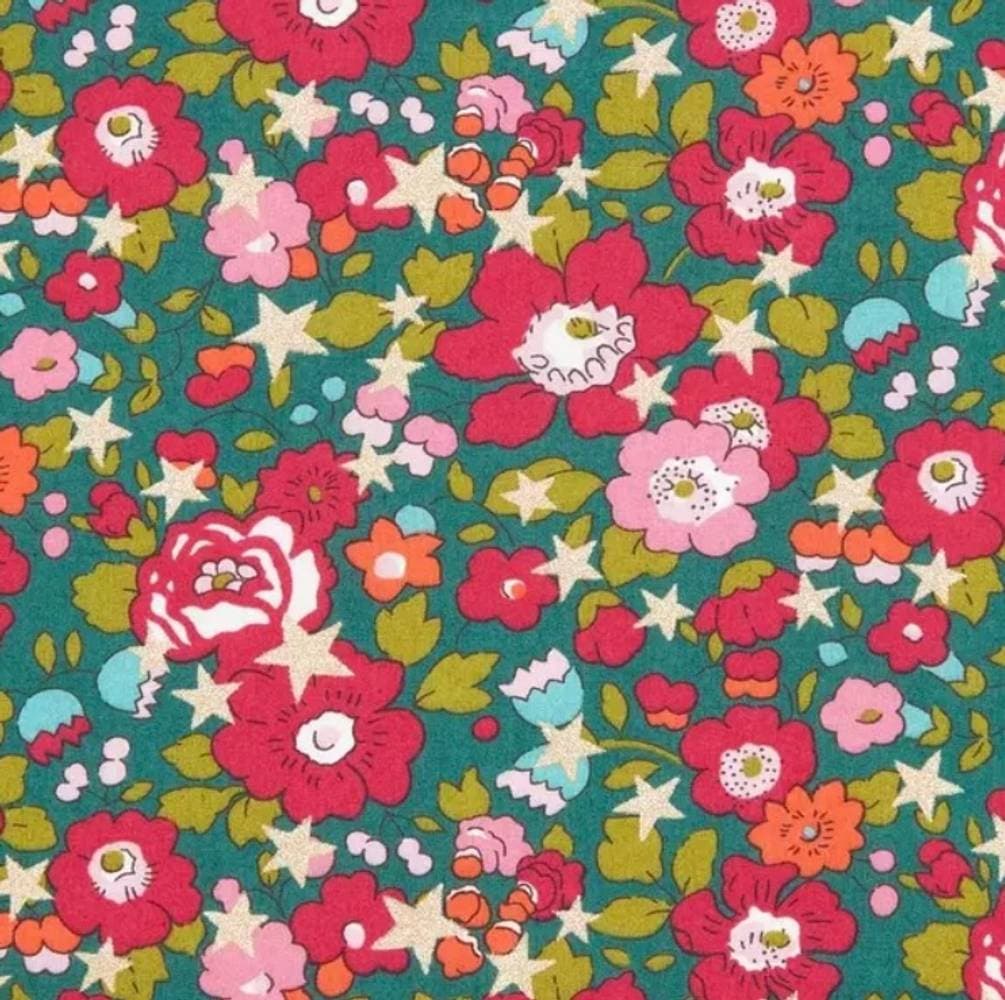 Tissus Liberty Betsy Star vendu par multiples de 10 X 137 cm