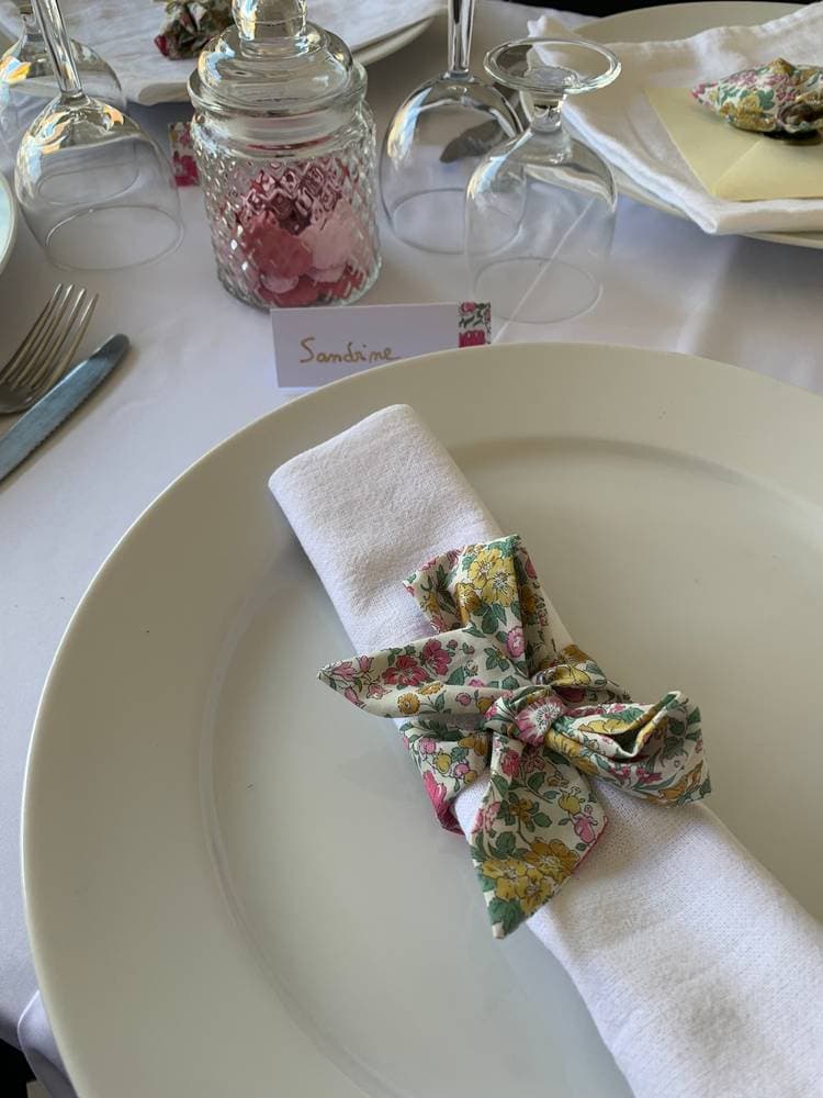 Ruban serviette / bracelet à nouer