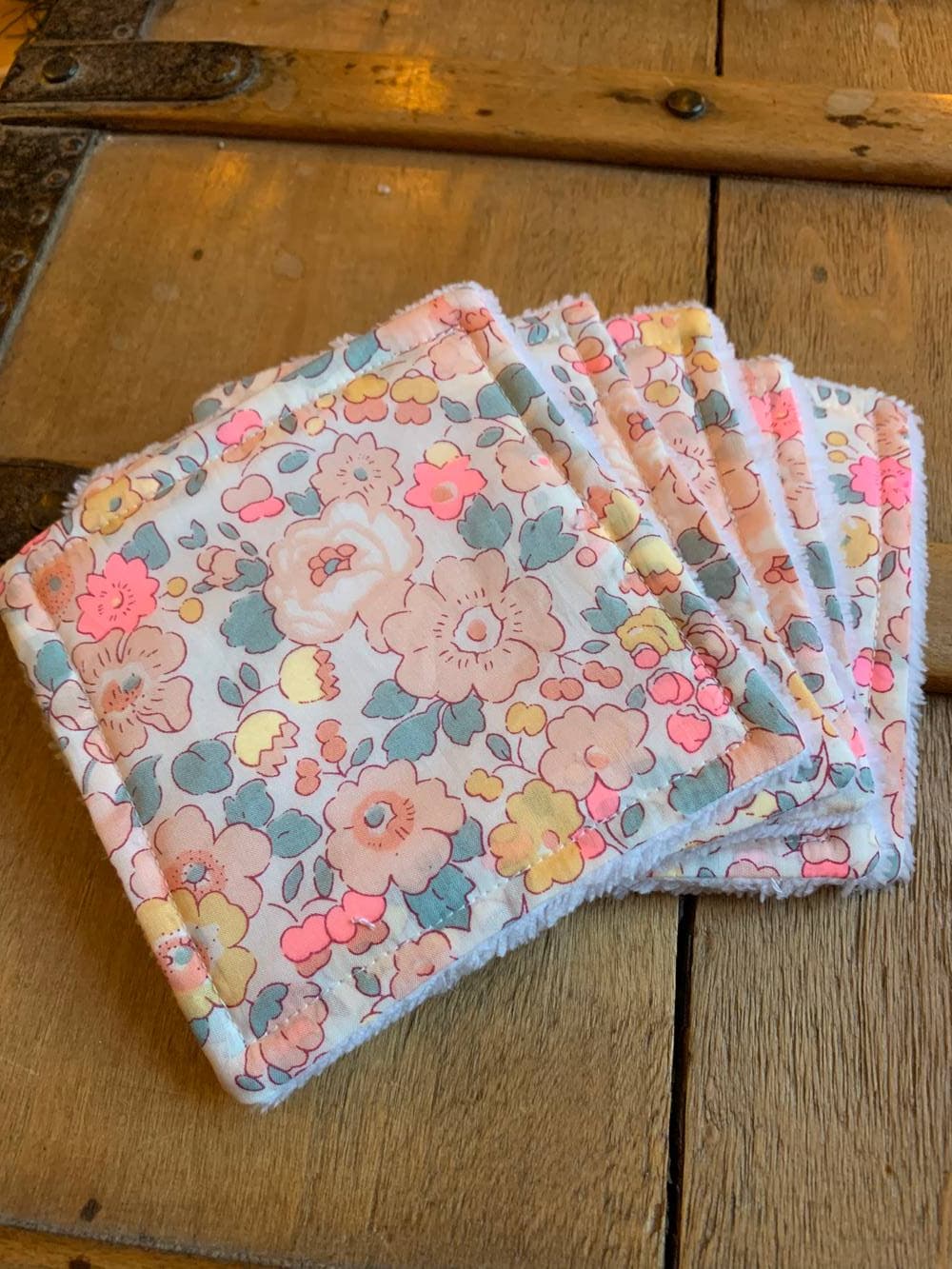 Lingette Liberty éponge de Bambou sur commande