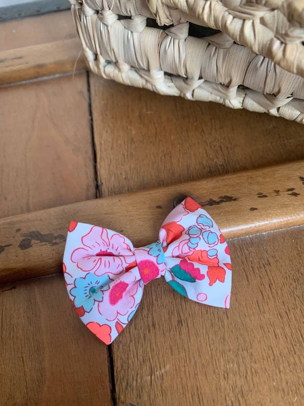 Barrette Liberty Betsy Géranium Taille M