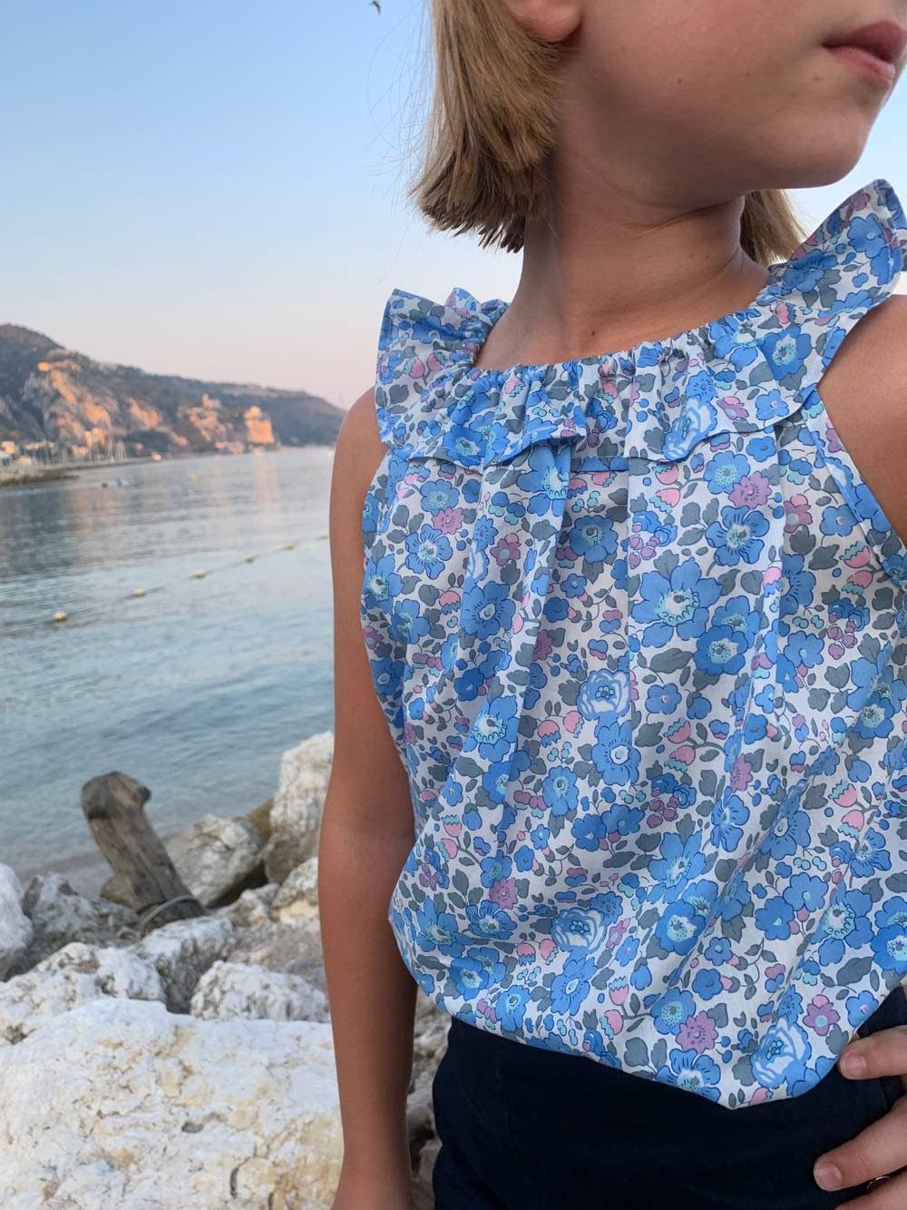 Blouse Victorine en total Liberty exclusif