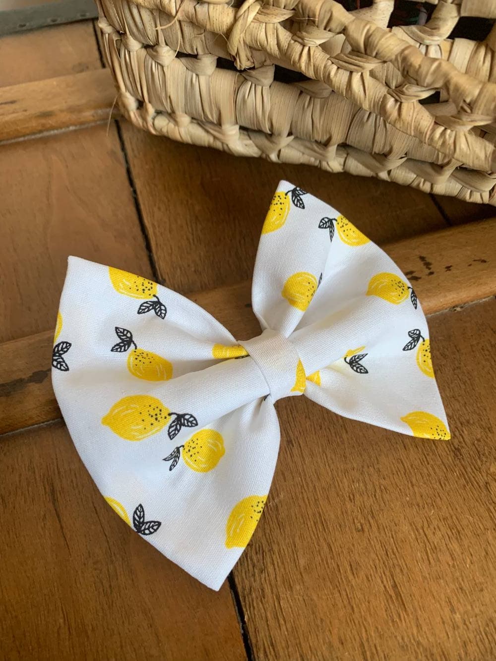 Barrette Citrons XL Papillon