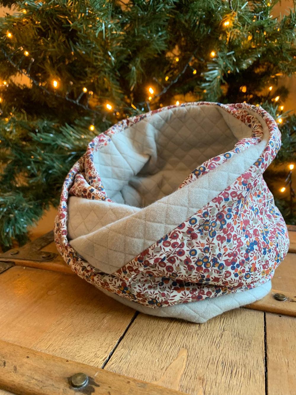 Tour de cou double Liberty Wiltshire Bud Noisette