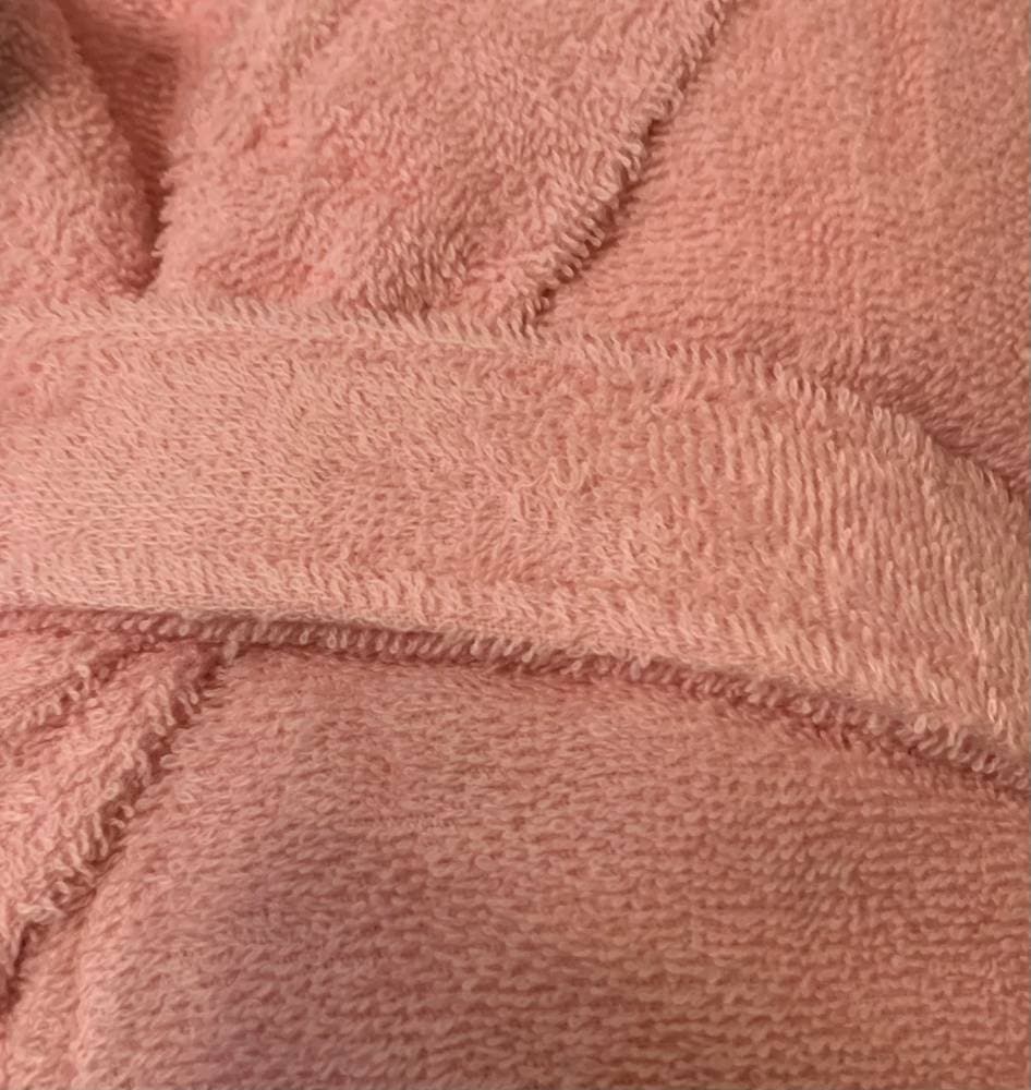 Peignoir enfant rose givré ou gris perle brodé Liberty à personnaliser sur commande