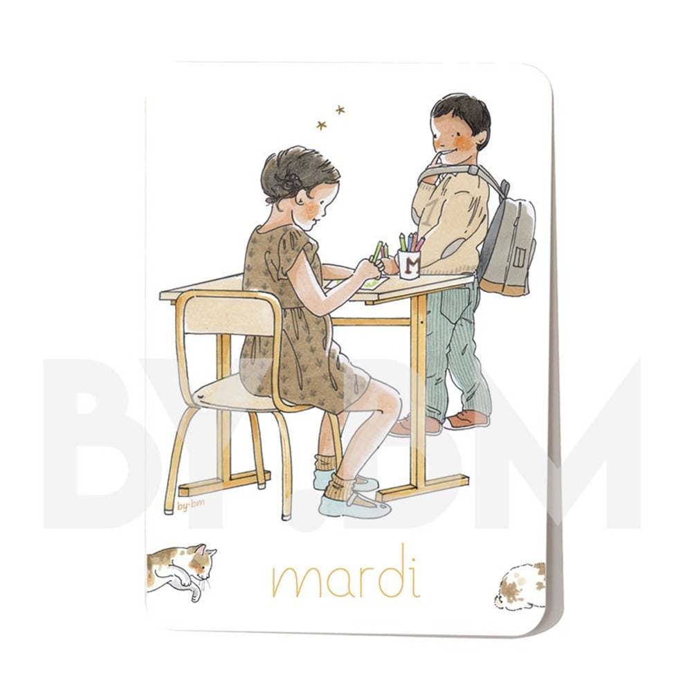 Cartes aimantées Ma petite semaine