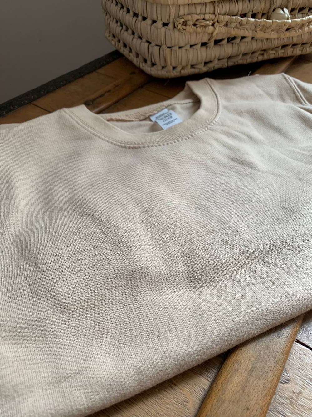 Sweat beige à personnaliser sur commande