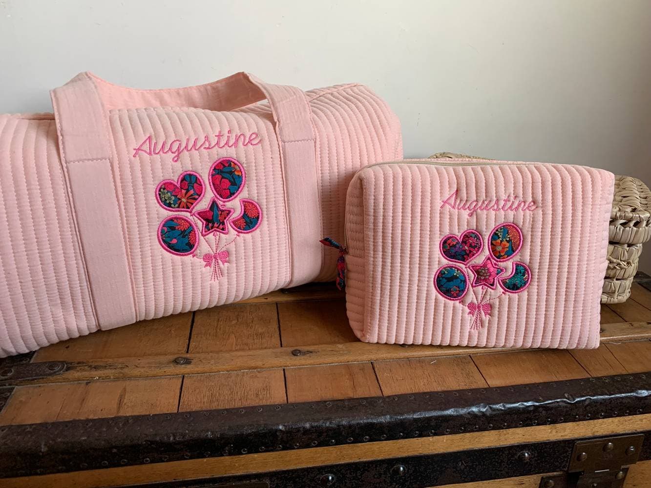 Trousse de toilette personnalisée Liberty au choix sur commande