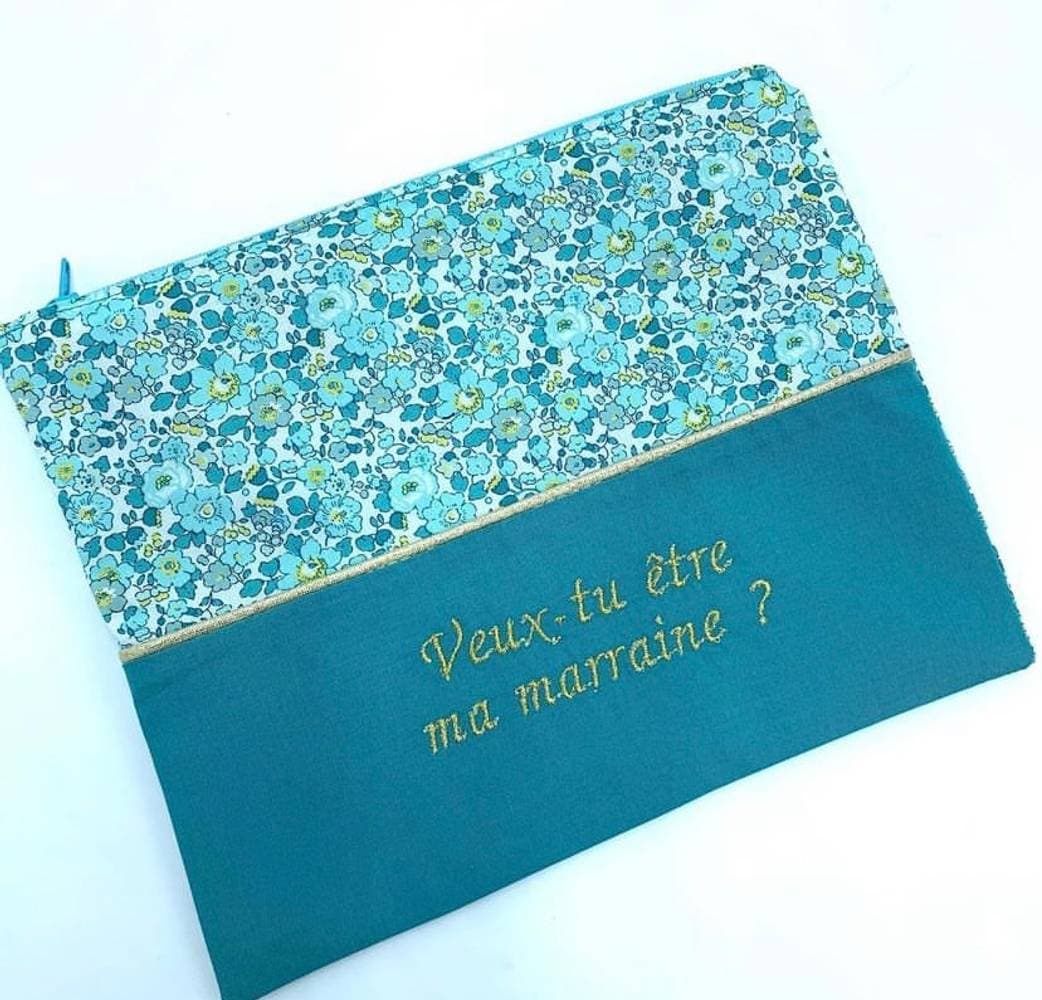 Trousse plate Liberty classique sur commande