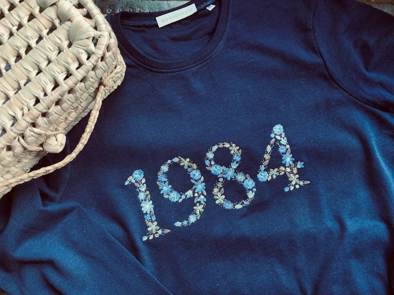 Sweat marine femme Liberty à personnaliser