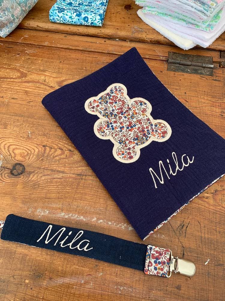 Protège carnet de santé Liberty au choix sur commande