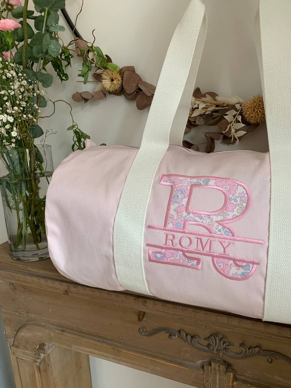 Sac week-end en toile de coton à personnaliser