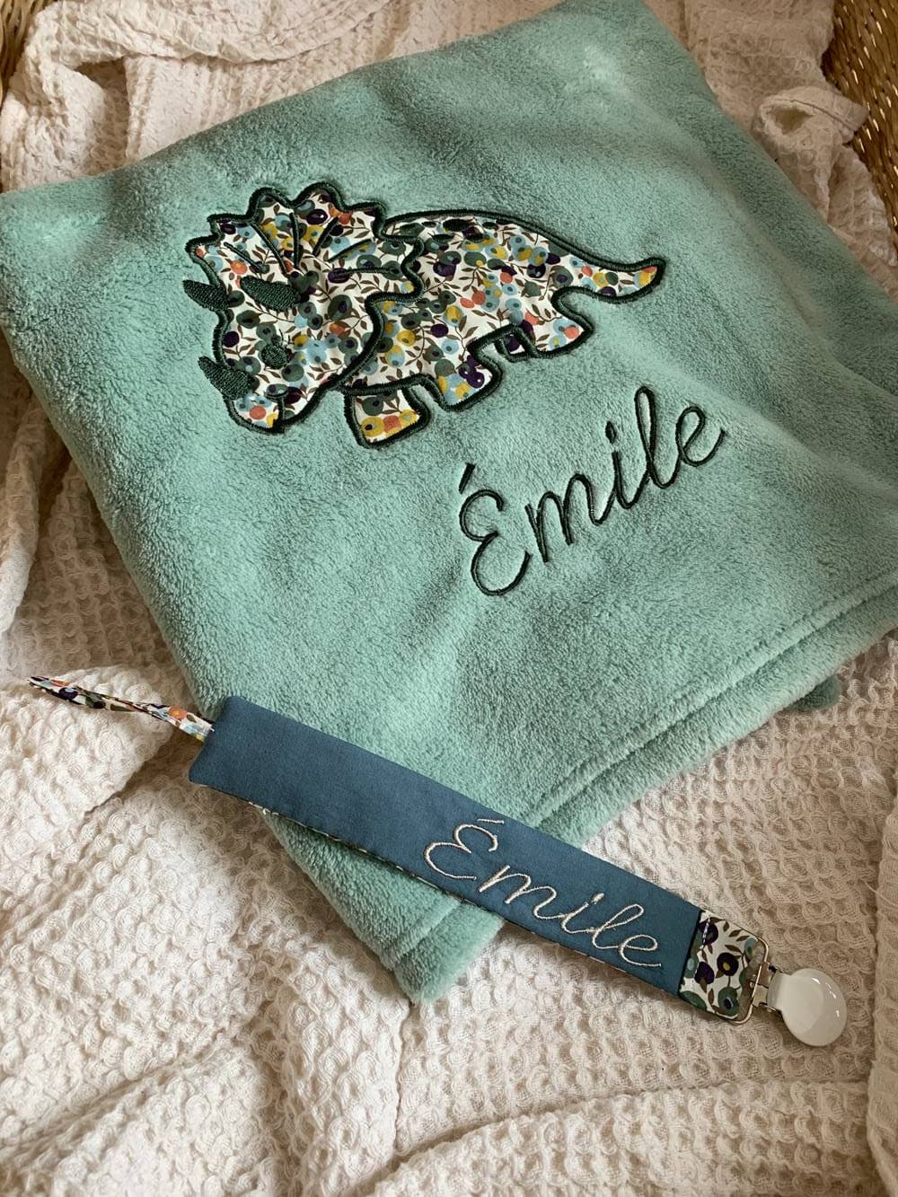 Couverture bébé Teddy doux à personnaliser