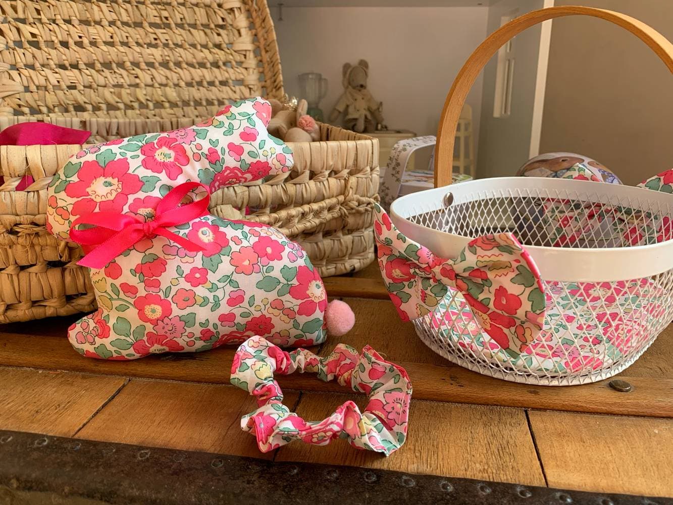 Lapin décoratif Liberty au choix