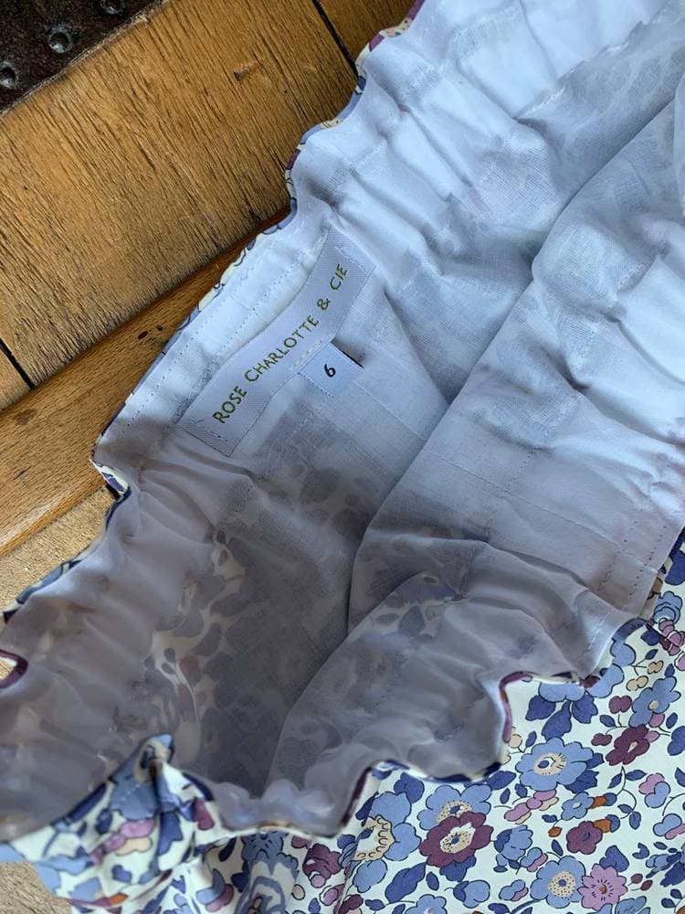 Short Jules (taille froufrou) Liberty classique sur commande