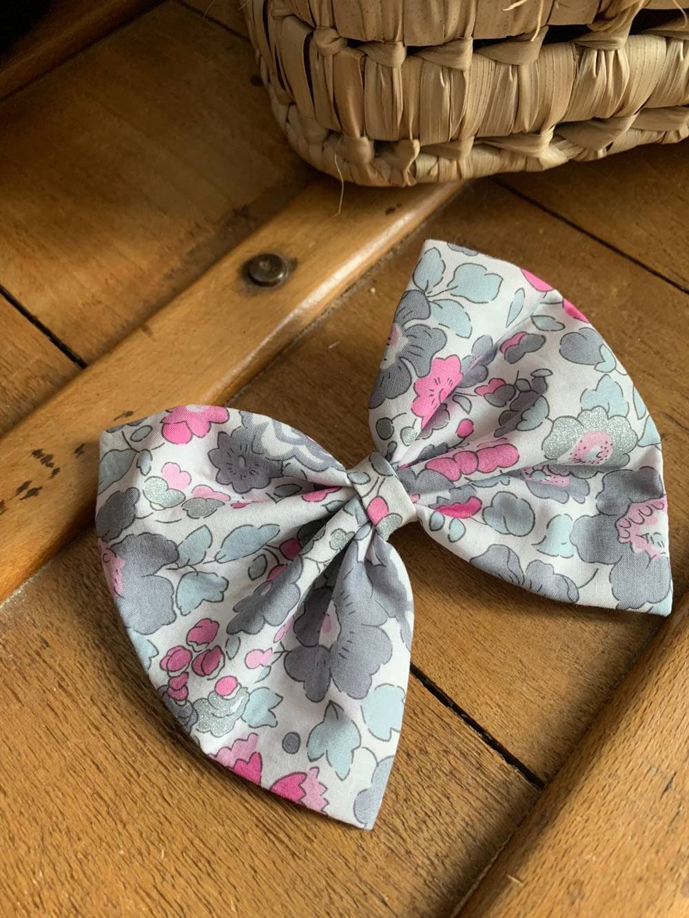 Barrette Liberty Betsy Platinum XL Papillon