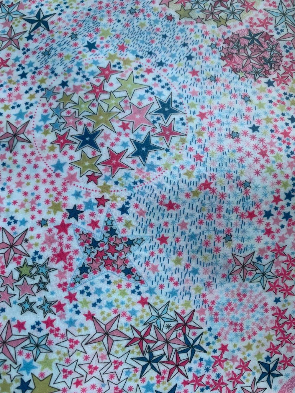 Adelada rose et bleu enduit